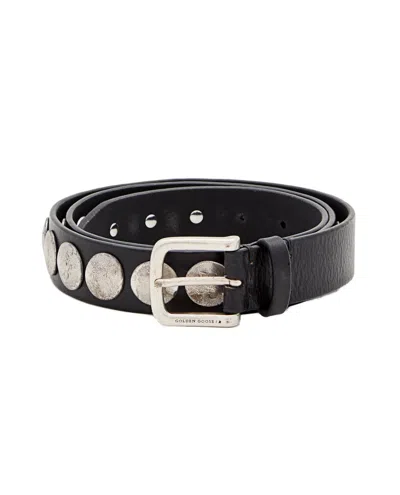 Golden Goose Trinidad Stud-embellished Belt In Black