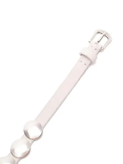 GOLDEN GOOSE GOLDEN GOOSE BELT TRINIDAD THIN WASHED LEATHER STUDS