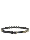 Golden Goose Trinidad Leather Belt In Black