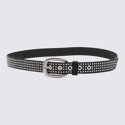 GOLDEN GOOSE BELTS BLACKS AND GREYS