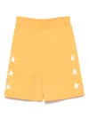 Golden Goose Wide-leg Shorts In Orange