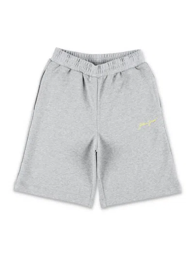 Golden Goose Kids' Bermuda Fleece In Gre Melange