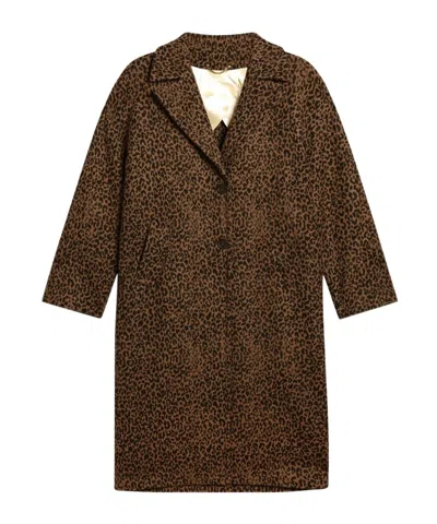 Golden Goose Bertina Coat In Buffalo/black