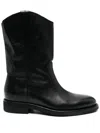 Golden Goose Biker Ankle Boots In Black