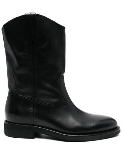 Golden Goose Biker Ankle Boots In Black