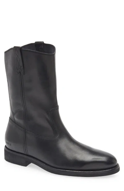Golden Goose Biker Boot In Black