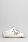 Golden Goose Bio Based Sneakers In White Leather In White