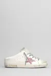 Golden Goose Bio Based Sneakers In White Suede And Leather In White