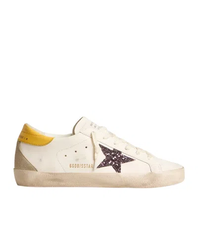 GOLDEN GOOSE GOLDEN GOOSE DELUXE BRAND SUPER STAR LOW-TOP GLITTERED SNEAKERS