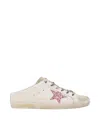 Golden Goose Bio Based Upper Glitter Superstar Loafer In White