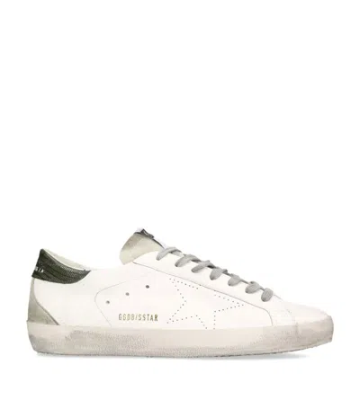 Golden Goose Mens Green Oth Superstar Bio Logo-print Low-top Faux-leather Trainers