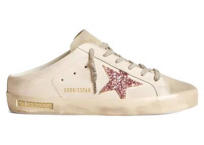 Pre-owned Golden Goose Biobased Superstar Sabot (women's) Sneakers In White/ice/pink