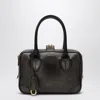 Golden Goose Structured Shoulder Bag With Detachable Strap And Top Handles In Black