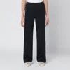 Golden Goose Black Jogging Trousers With Stars In Black