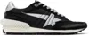 Golden Goose Marathon Runner Contrasting Sole In Black/silver