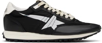 GOLDEN GOOSE BLACK & WHITE MARATHON SNEAKERS