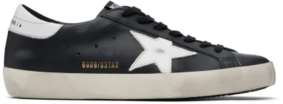 Golden Goose Black & White Super-star Sneakers In 80203 Black/white