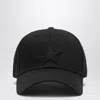 Golden Goose | Black Baseball Cap With Star In Black