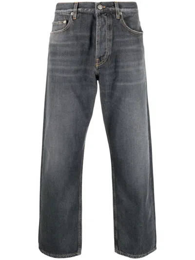 GOLDEN GOOSE BLACK STRAIGHT LEG JEANS