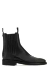 Golden Goose Streamlined Leather Chelsea Ankle Boots In Black
