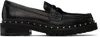 Golden Goose Chunky Loafers With Studded Welt Black In Black 90100