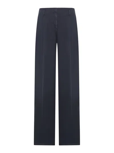 Golden Goose Black Cotton Denim Trousers With Lived-in Treatment
