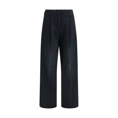 Golden Goose Black Cotton Jeans Denim In Blue