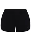 Golden Goose Black Cotton Shorts In Black