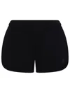 Golden Goose Black Cotton Shorts In Black