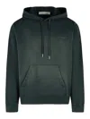 Golden Goose Deluxe Brand Bleached Effect Drawstring Hoodie In Black