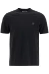 Golden Goose Item O-neck Short-sleeved T-shirt In Black