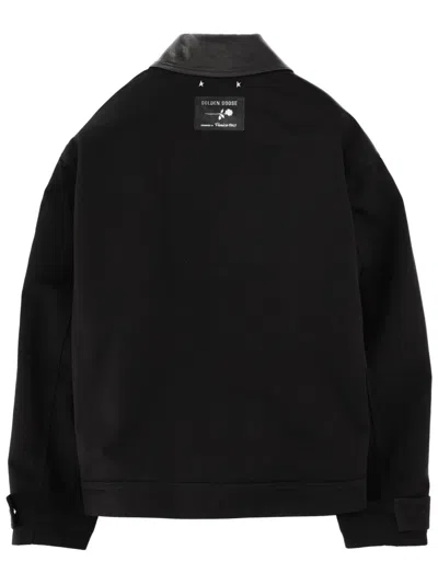 Golden Goose Black Cotton-blend Trench Coat