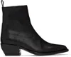Golden Goose Leather Boots In Black