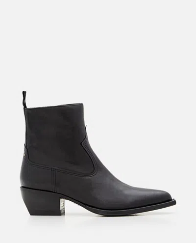 Golden Goose Black Debbie Leather Boots