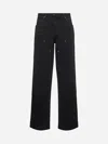 Golden Goose Women Black Denim Jeans With Patches