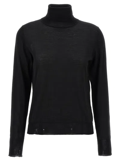GOLDEN GOOSE BLACK DILARA TURTLENECK SWEATER