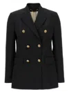 Golden Goose Double Breasted Blazer In Light Dry Wool Gabardine Clothing