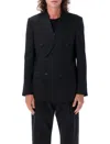 Golden Goose Double Breasted Blazer Wool Gabardine
