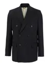 Golden Goose Double Breasted Blazer Wool Gabardine