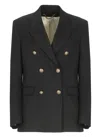Golden Goose Double Breasted Blazer In Light Dry Wool Gabardine Clothing
