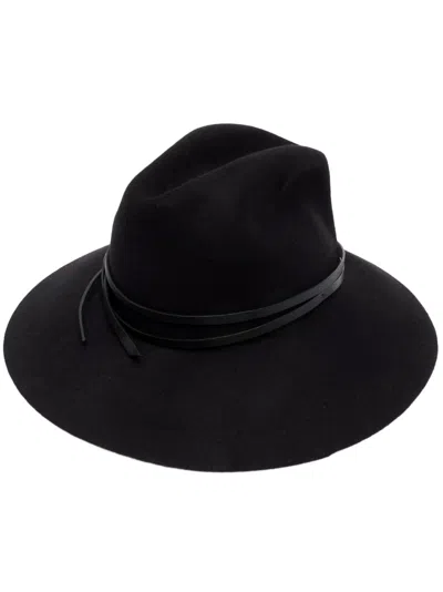 Golden Goose Black Fedora Hat
