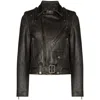 Golden Goose Leather Biker Jacket Clothing