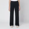 Golden Goose Black Jogging Trousers With Stars In Black