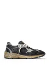 Golden Goose Distressed Dad Running Sneakers In Black