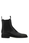 Golden Goose Streamlined Leather Chelsea Ankle Boots In Black