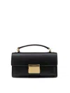 Golden Goose Calf Leather Venezia Tote Bag In Black