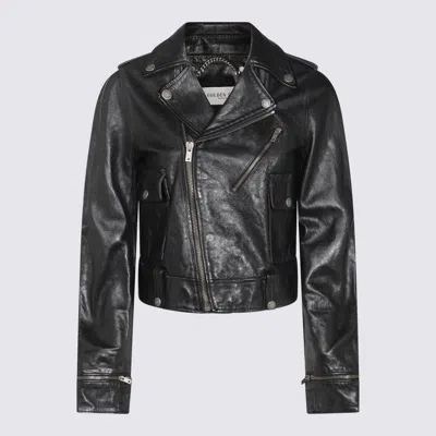 Golden Goose Black Leather Jacket