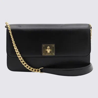 Golden Goose Black Leather Top Handle Bag