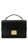Golden Goose 'venezia' Black  Hand Bag With Lettering Logo And Clasp Closure In Black