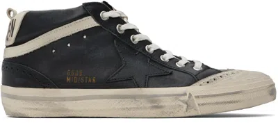 Golden Goose Black Mid Star Sneakers